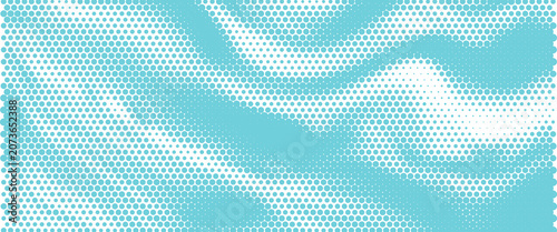 Foto Blue and white water ripples light surface overlay background