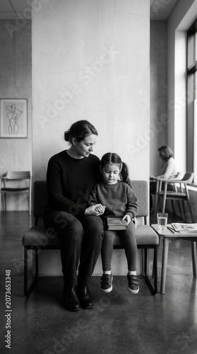 Waiting Room Moments A Tender Connection Between Mother And Child