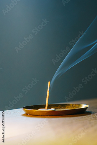 Incense Smoke Relaxation Scene