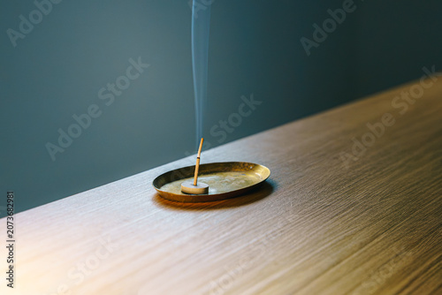 Incense Smoke Relaxation Scene