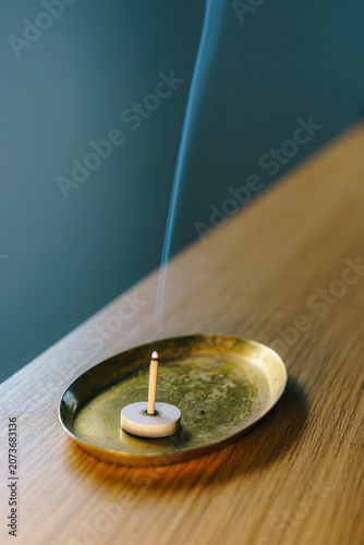 Incense Smoke Relaxation Scene
