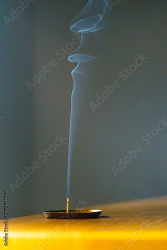 Incense Smoke Relaxation Scene