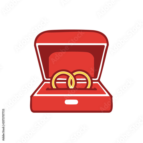 Red shopping bag icon flat design