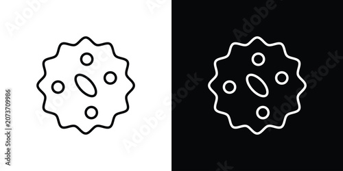 Tableau sur toile White blood cell icon for web or mobile apps. EPS10