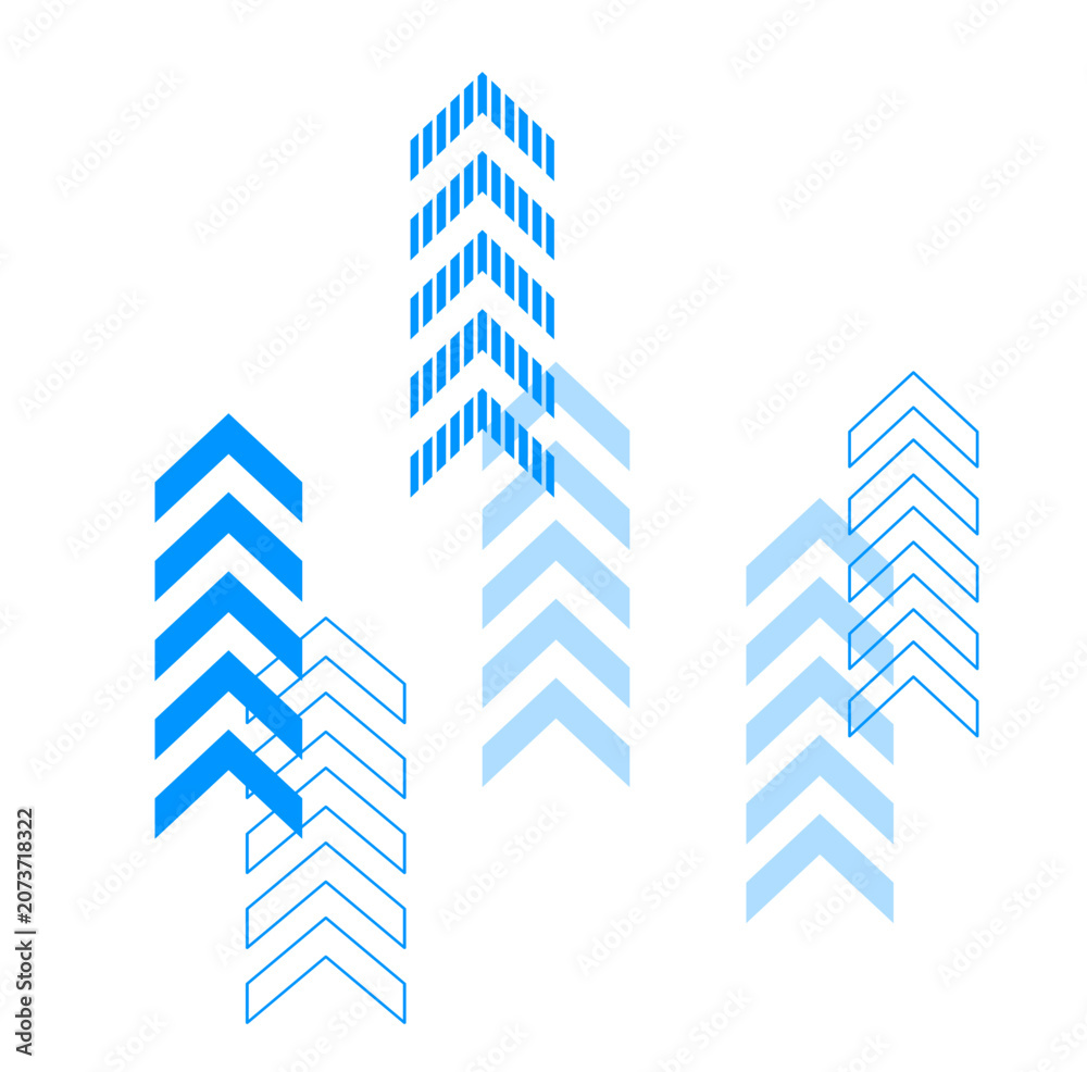 Fototapeta premium Modern Chevron Arrow Pattern Graphic Element