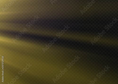 Εκτύπωση καμβά Elegant golden star light flare isolated with isolated transparent luminance ill
