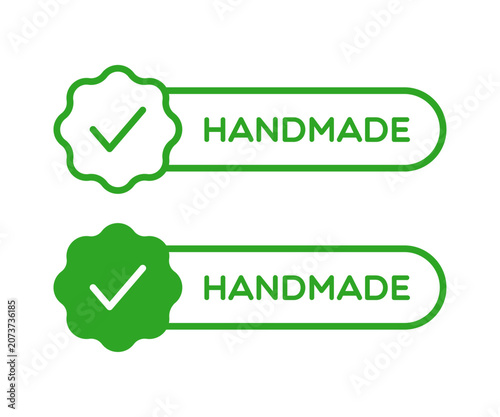Vector Handmade Label Illustration