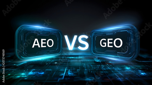 AEO vs GEO, Advanced Search Optimization Concept