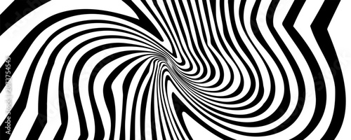 Tableau sur toile Psychedelic lines