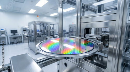 Semiconductor wafer manufacturing process in advanced cleanroom environment