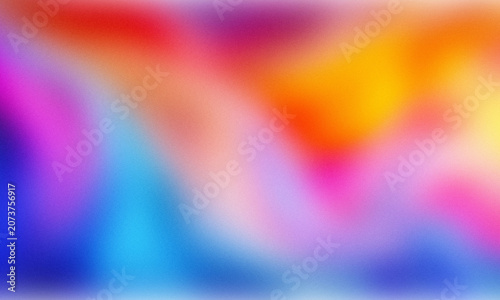 Soft Colorful Gradient Background with Blurred Pastel Spectrum and Smooth Abstract Light Transitions for Modern Design