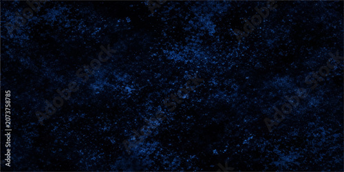 Vászonkép Abstract Blue Space Background with Stars and Nebula in Dark Universe Cosmos Nig