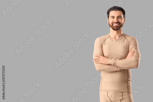 Handsome young man wearing ...