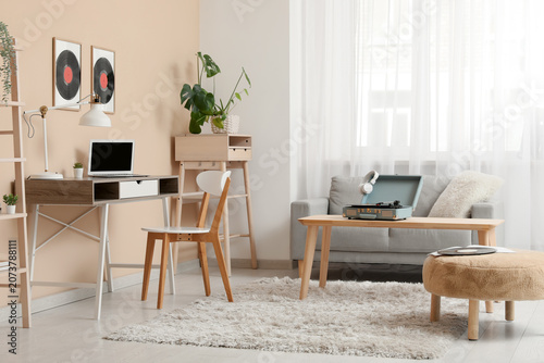 Interior of stylish living ...