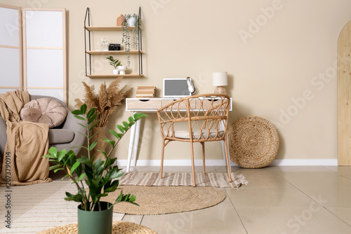 Interior of room with comfo...