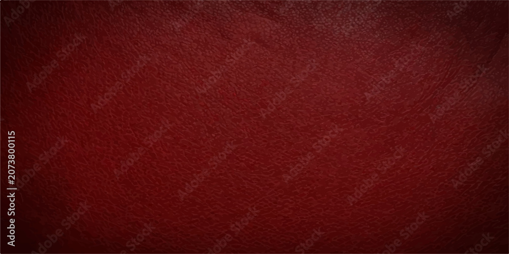 Fototapeta premium Abstract Red Leather Texture Background with Dark Vintage Grunge Pattern and Rough Textured Material Surface for Wallpaper and Backdrop Design