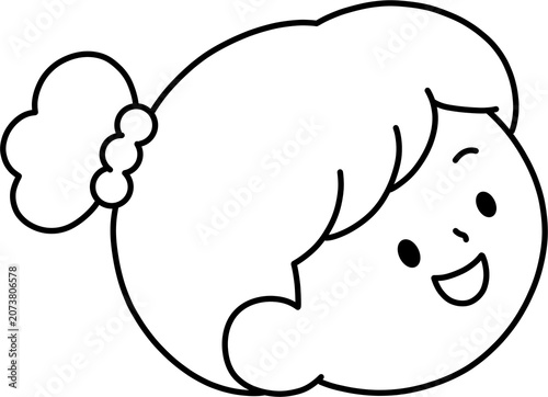 소녀 흑백