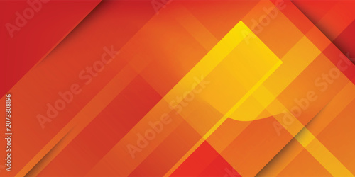 Abstract orange background with diagonal lines. Dynamic shapes composition. modern trend