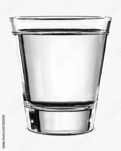 Tableau sur toile Glass of water, beverage, drinks isolated image