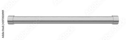 Принти на полотні high quality 3d realistic render of an elongated silver galvanized steel pipe wi