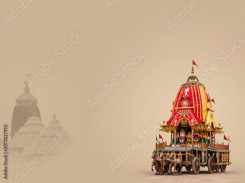 Jagannath rath yatra hindu festival divine idols with traditional jewelry spiritual india 