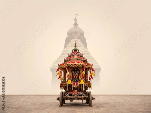 Jagannath rath yatra hindu festival divine idols with traditional jewelry spiritual india 
