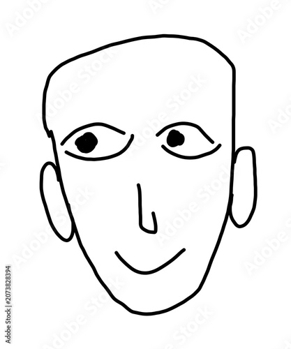 man face vector illustration