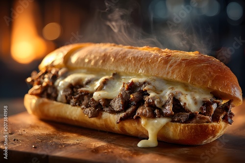 A smoky hot premium sandwich that tempts the palate with melted cheese, an explosion of grilled meat flavors, delicious steak and cheese in every bite