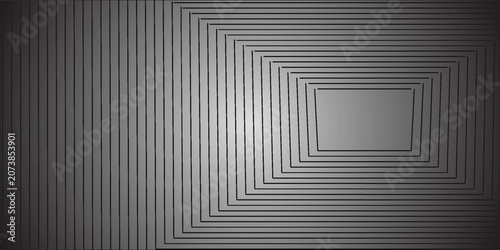 Canvas-taulu Perspective grid background 3d Vector illustration