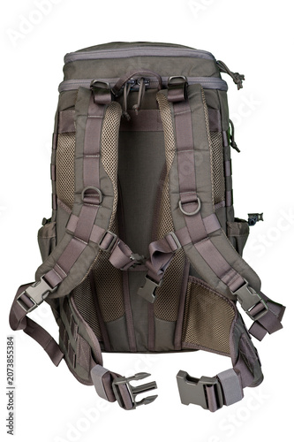 Vászonkép Large, roomy backpack for hiking and adventures.