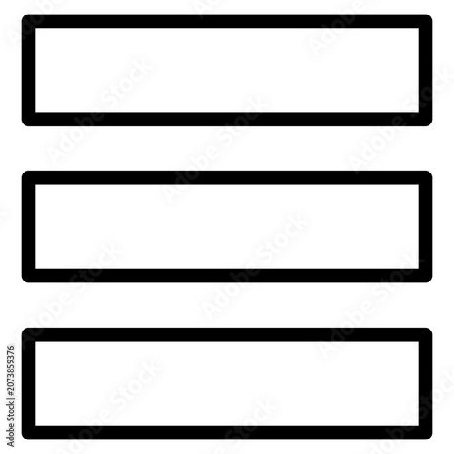 UI icon with interface elements, dashboard, mobile app and web design symbols modern outline vector collection