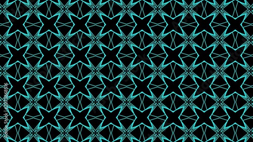 4K Digital Tech Network Overlay Cyan Interconnected Geometric Mesh with Alpha Channel
