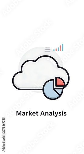 Business professional analyzing market data on laptop.