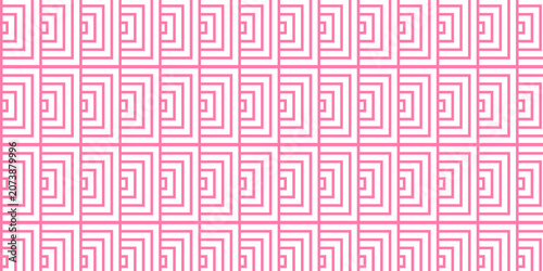 minimal paper overlapping pink repeating. overlap square ornament fashion. abstract diamond pattern creative textile design. seamless clothing decoration geometric background.