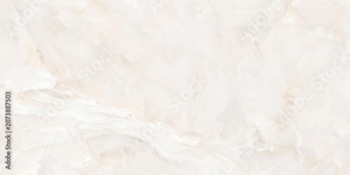 Tableau sur toile White marble texture background with assorted white food ingredients salt sugar