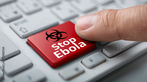 Stop Ebola Button on Keyboa...