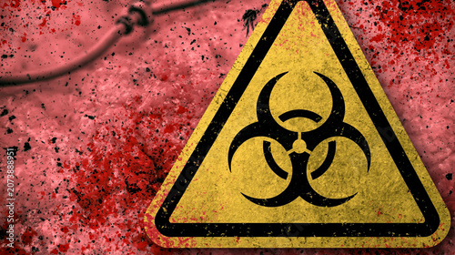 Biohazard Warning Symbol: A...