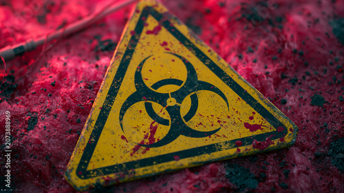 Biohazard Warning Symbol: A...