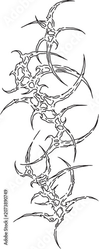 Cybersigilidm tribal tattoo