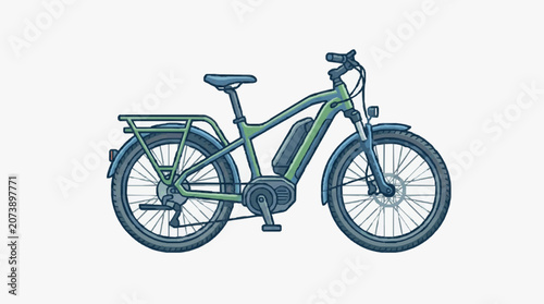 Canvastavla Modern Electric Cargo Bike for Urban Commutes.