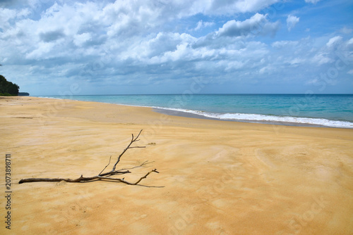 Sand beach, Khao Lampi–Hat Thai Mueang National Park, Phang Nga Province, Thailand.