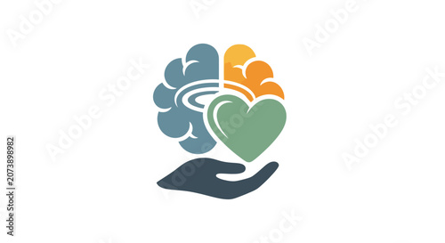 Brain Heart Graphic