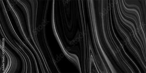 Photos Abstract Black Background with Flowing Silk Wave Texture, Luxury Satin Fabric Il