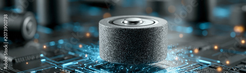 Power Source: A close-up of...
