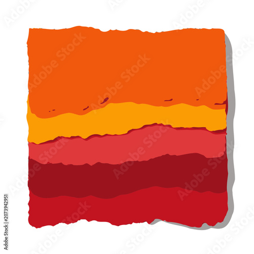 Abstract wavy layered gradient vector illustration