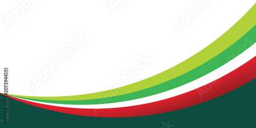 Bild auf Leinwand 2026 Football  Soccer World cup with color Flags of the Co-Host Flags of USA America, Canada, and Mexico