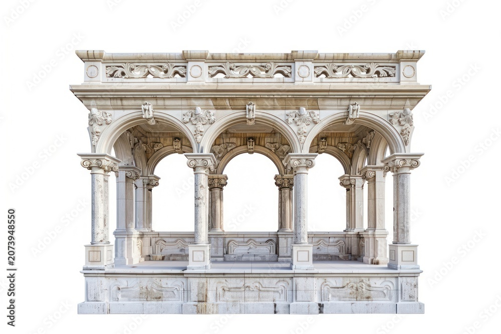 Naklejka premium Ornate classical architectural structure