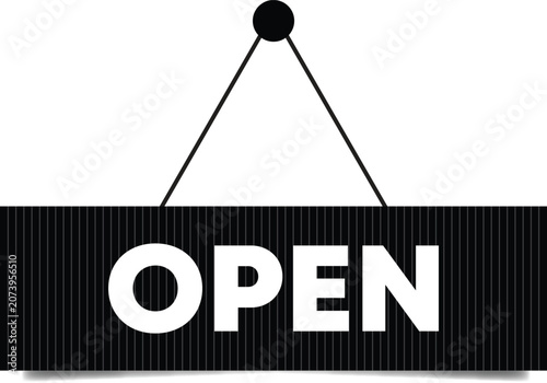 Open shop design background