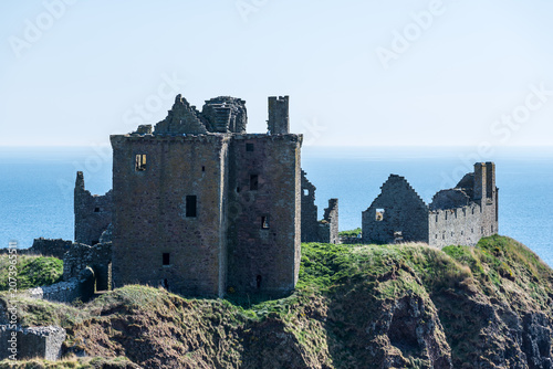Dunnottar Castle near Stonehaven in Scotland, UK