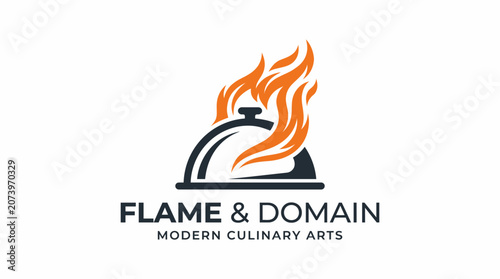 Tableau sur toile barbeque logo. grill logo. kitchen logo icon.